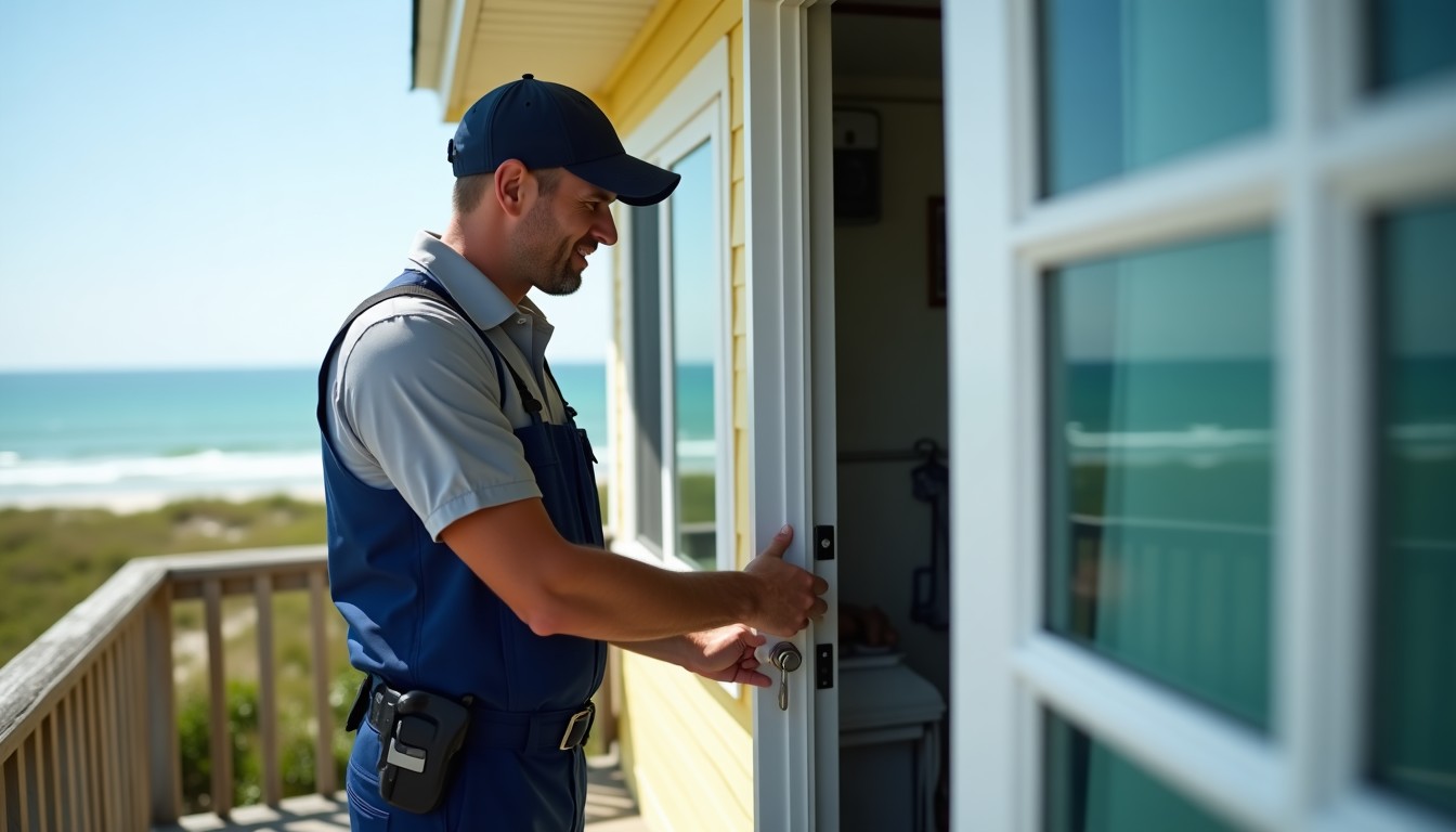 30A Locksmith garage door installation seaside in 30A FL