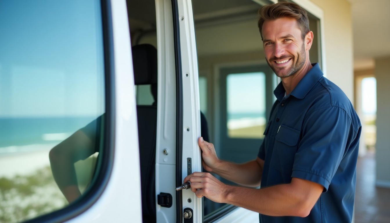 30A Locksmith garage door opener repair santa rosa beach in 30A FL