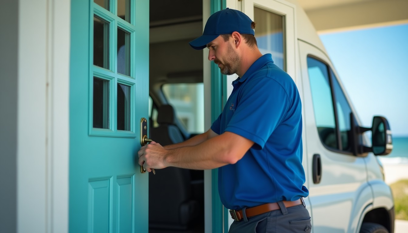 30A Locksmith garage door opener repair seaside in 30A FL