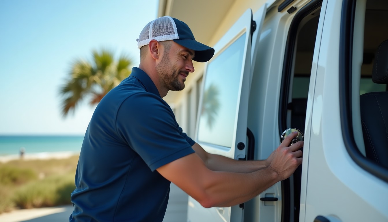 30A Locksmith garage door spring repair panama city beach in 30A FL