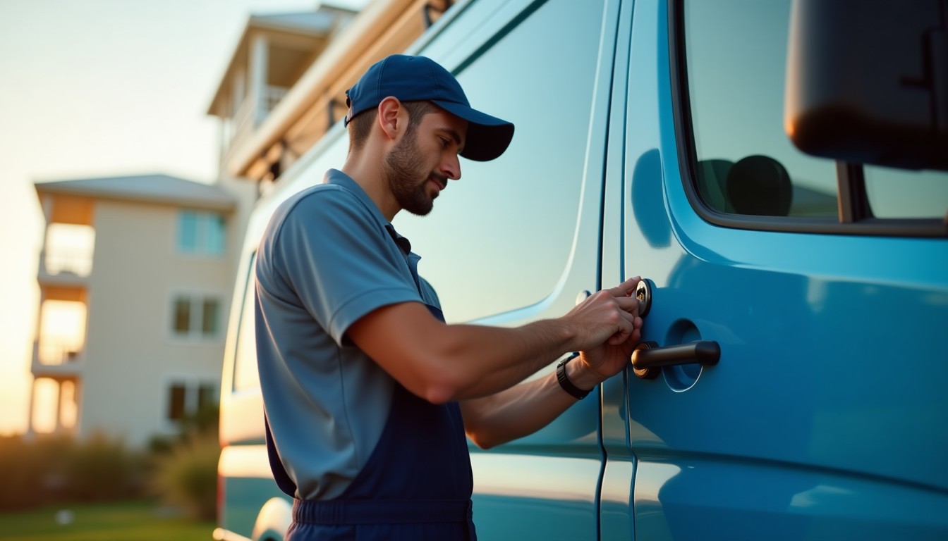30A Locksmith off track garage door seaside in 30A FL
